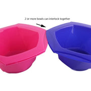 Professional Tint Bowl Set (7 Pcs) | Hexagonal Color Mixing Bowls